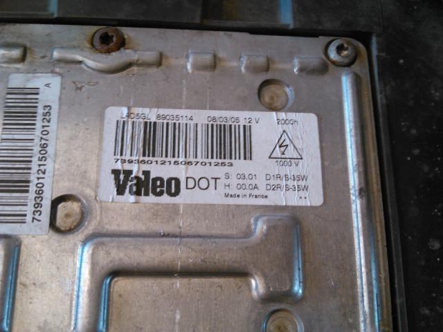 Frontlykt venstre halogen til Citroën C5 2005-2008 (Type I, Fase 2)