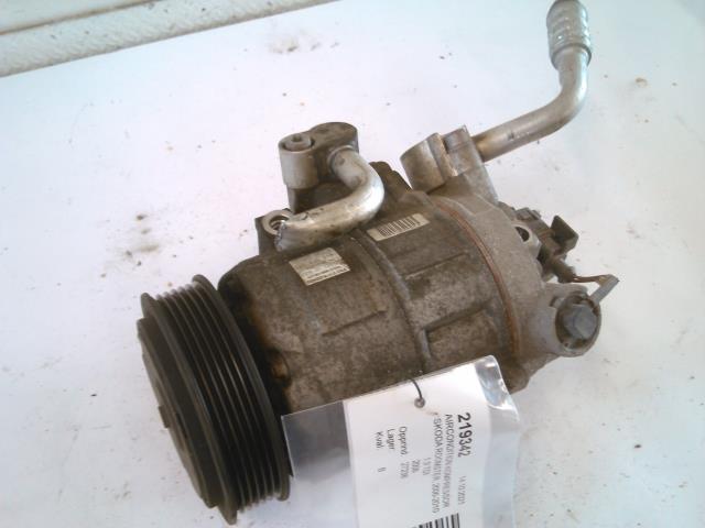Aircondition kompressor til Škoda Roomster, 2006-2010 (Fase 1)  (DENSO|6Q0820808)