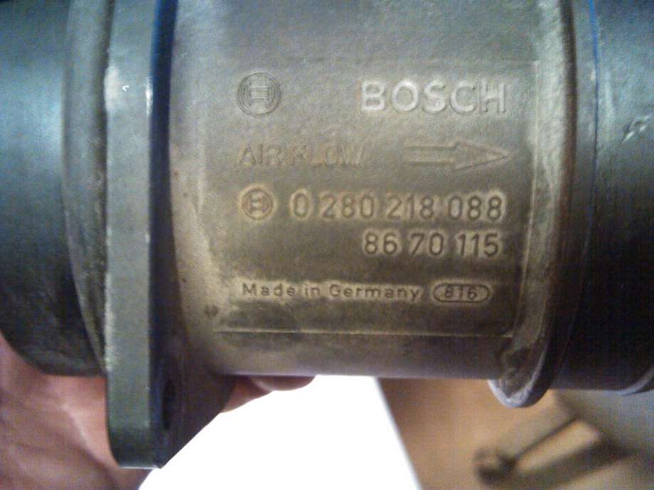 Luftmengde/luftmassemåler til Volvo S60 2000-2004 (Type I, Fase 1)  (BOSCH|0280218088|)