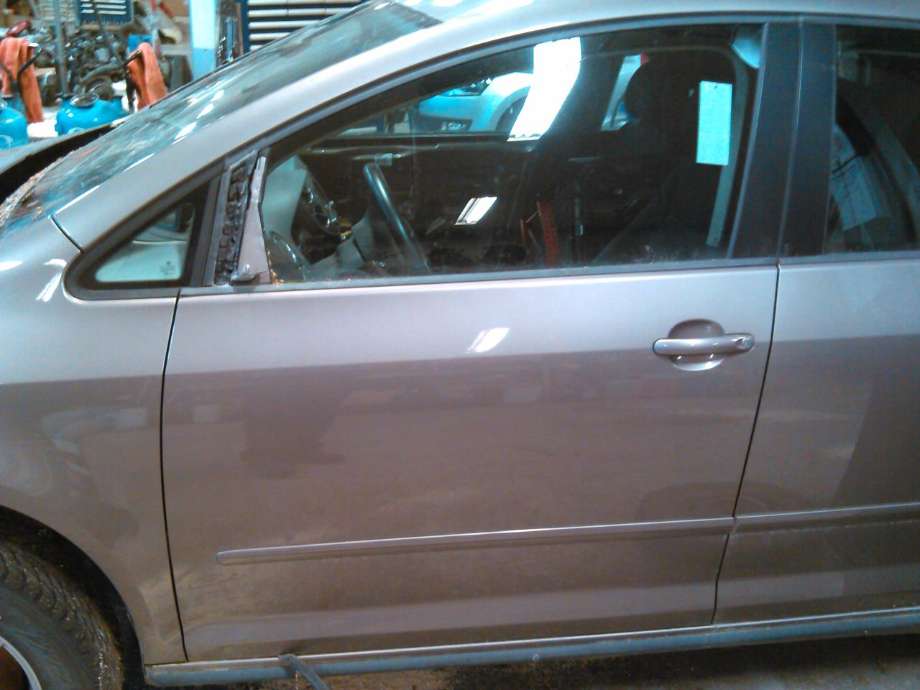 Dør venstre foran til VW Golf, Plus/Cross, 2009-2013 (Fase 2)  