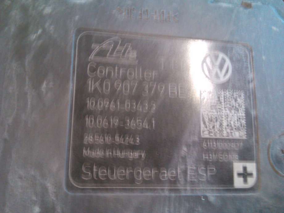 ABS sentral til VW Golf, Plus/Cross 2009-2013 (Fase 2)  (1K0907379BE|)