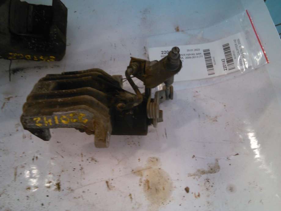 Bremsecaliper høyre bak til Škoda Octavia, 2009-2013 (Type II, Fase 2)  