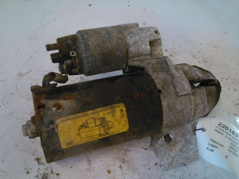 Starter diesel til BMW 3-Serie, 2005-2011 (E90/E91/E92/E93) (E90/E91/E92/E93) 