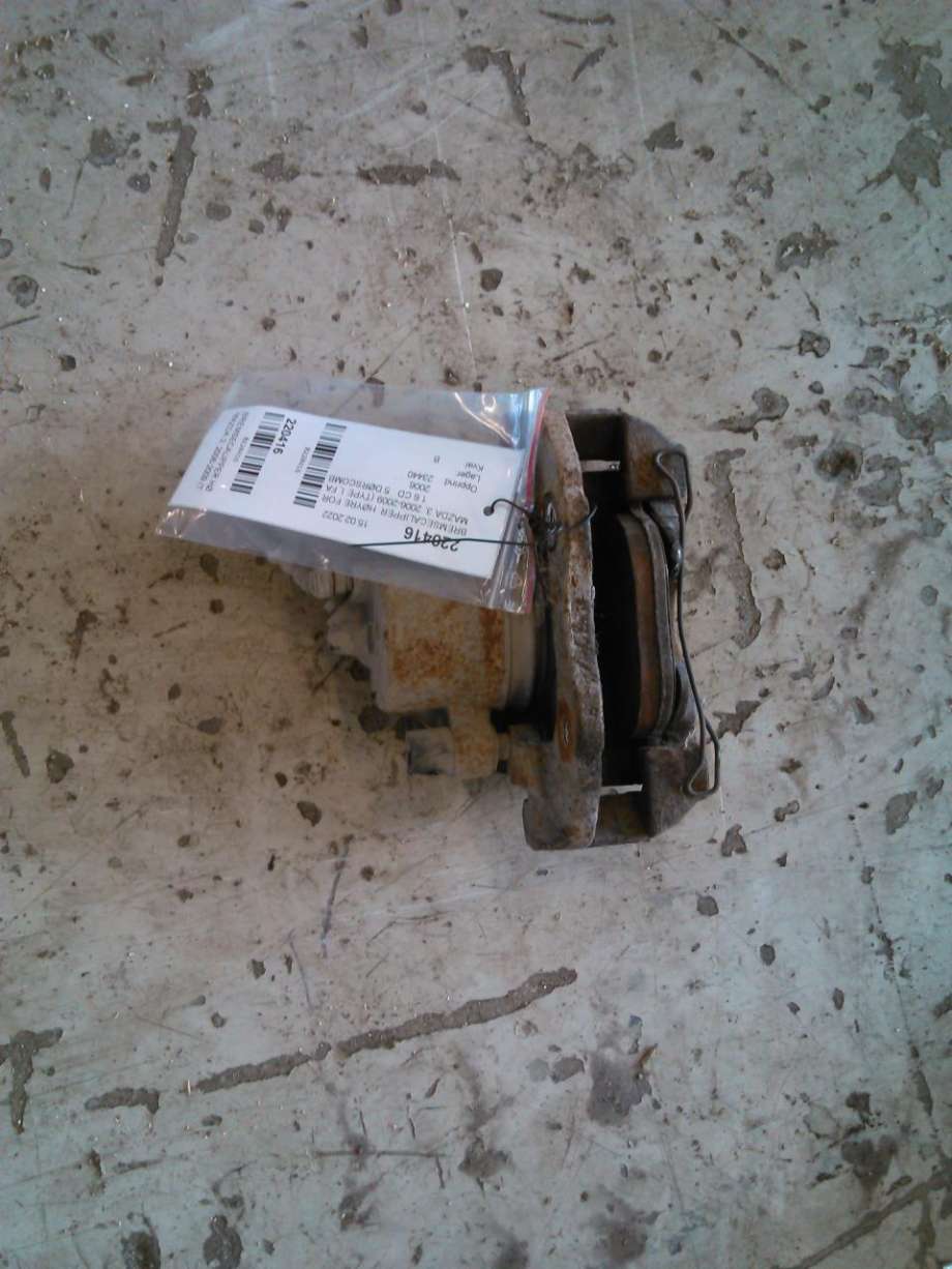 Bremsecaliper høyre foran til Mazda 3, 2006-2009 (Type I, Fase 2)  