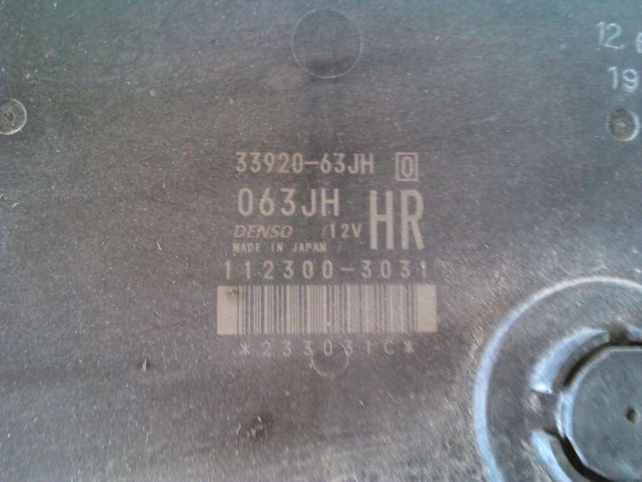 Styreenhet motor til Suzuki Swift 2005-2010  (DENSO|112300-3031|33920-63JH|)