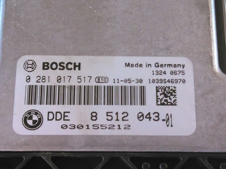 Styreenhet motor til BMW 3-Serie 2005-2011 (E90/E91/E92/E93) (E90/E91/E92/E93) (BOSCH|0281017517|8512043-01|)