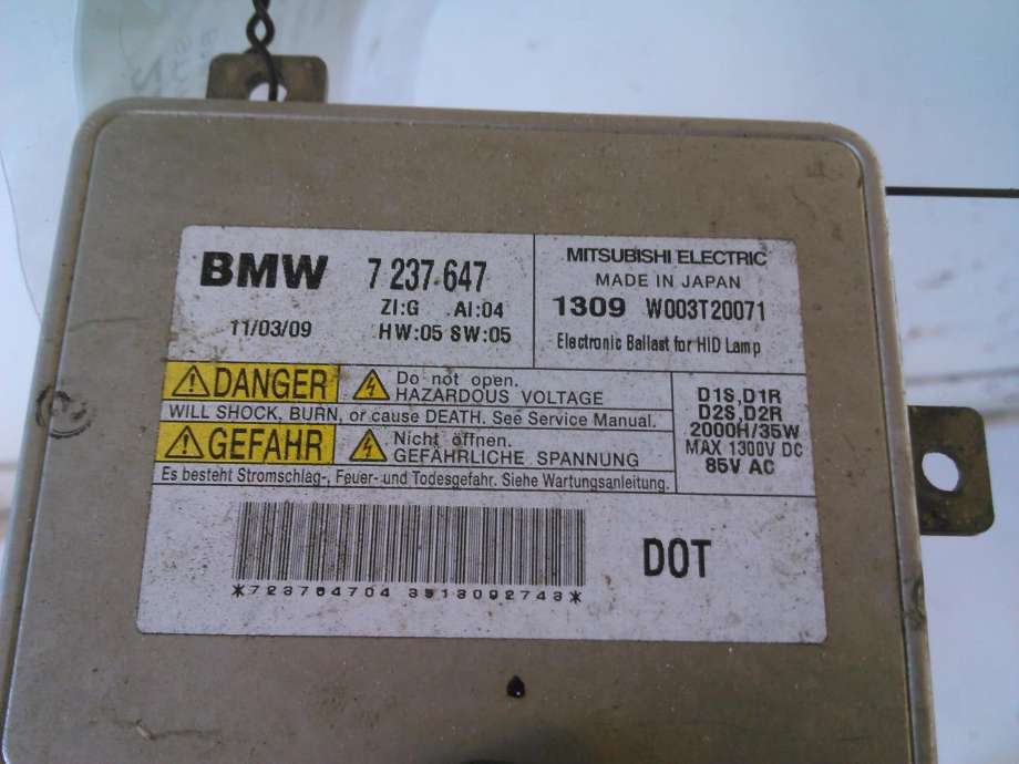 Styreenhet xenon/ballast til BMW 3-Serie 2005-2011 (E90/E91/E92/E93) (E90/E91/E92/E93) (7237647|)