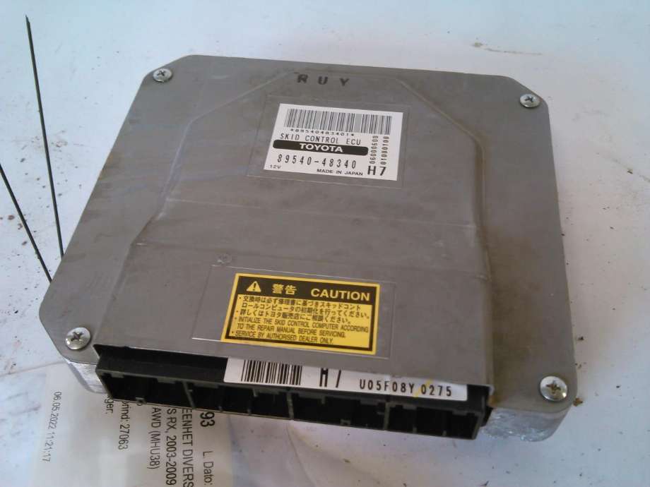 Styreenhet diverse til Lexus RX, 2003-2009 (Type II) (XU30) (XU30) (89540-48340)