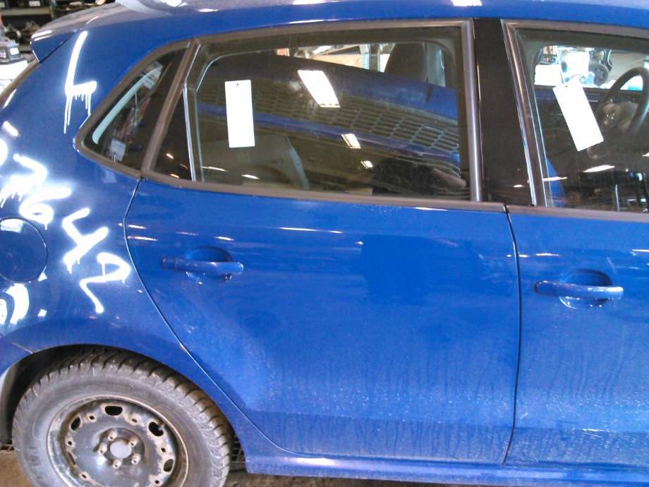 Dør høyre bak til VW Polo, 2009-2014 (Type V, Fase 1)  