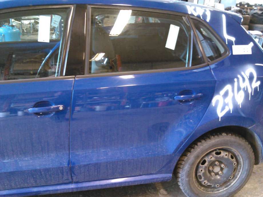 Dør venstre bak til VW Polo, 2009-2014 (Type V, Fase 1)  