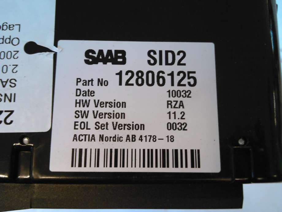 Instrument diverse til Saab 9-5 1997-2001 (Type I, Fase 1)  