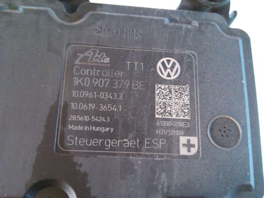 ABS sentral til VW Golf, Plus/Cross 2009-2013 (Fase 2)  (ATE|1K0907379BE|1K1614517CP|)