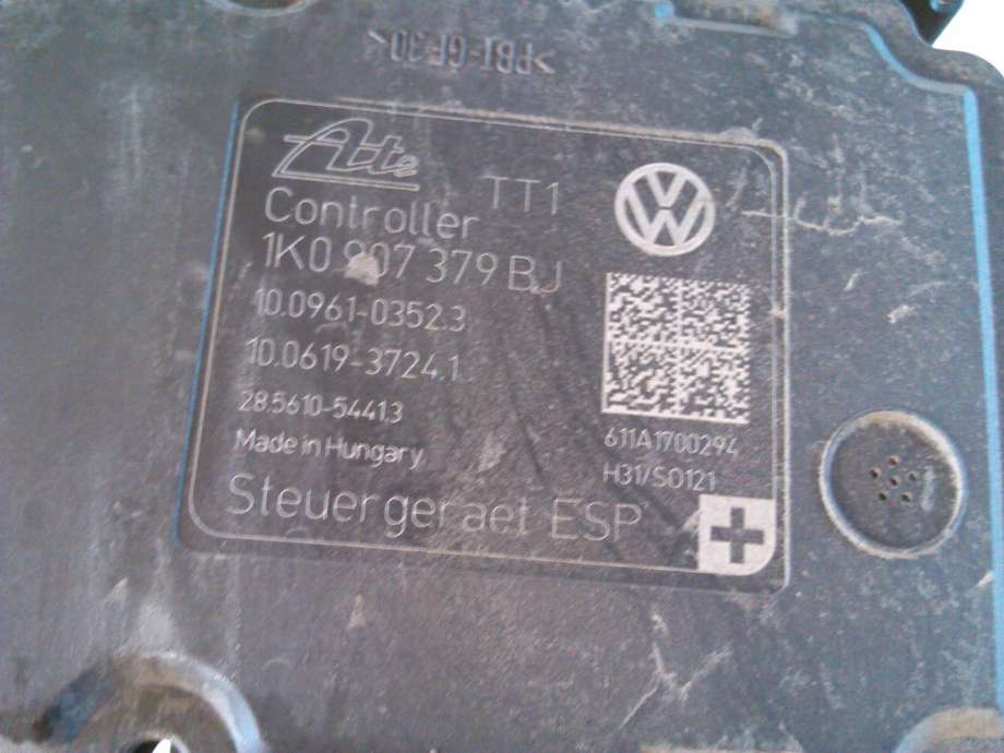 ABS sentral til VW Golf VI 2008-2012  (ATE|1K0907379BJ|1K0614517DE|)