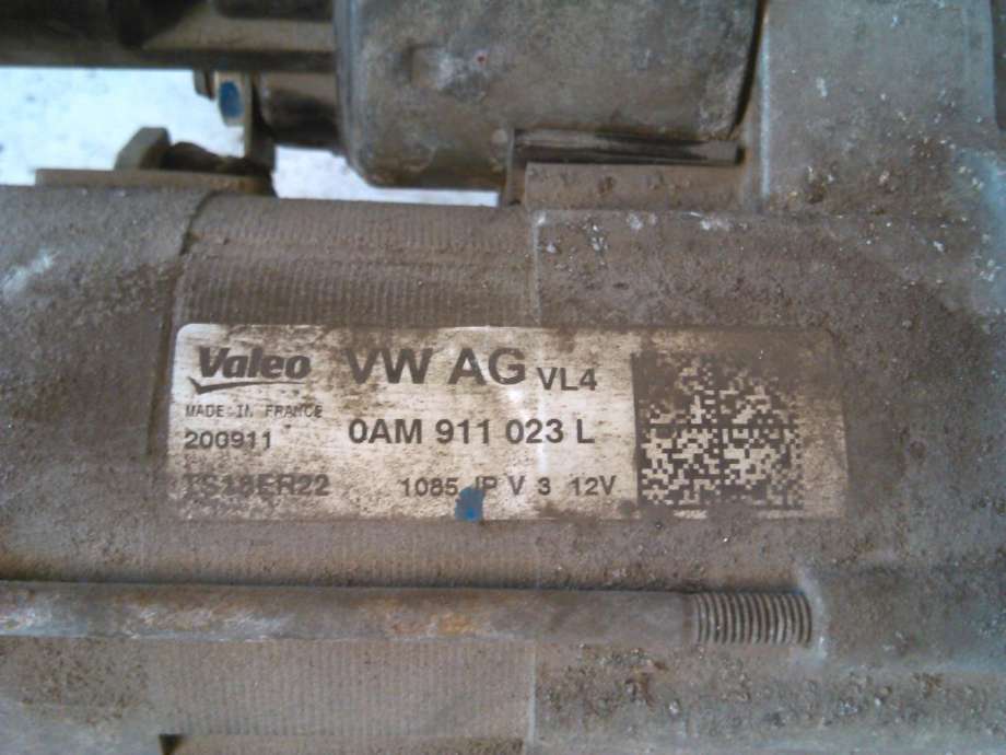 Starter diesel til VW Golf VI 2008-2012  (VALEO|0AM911023L|)