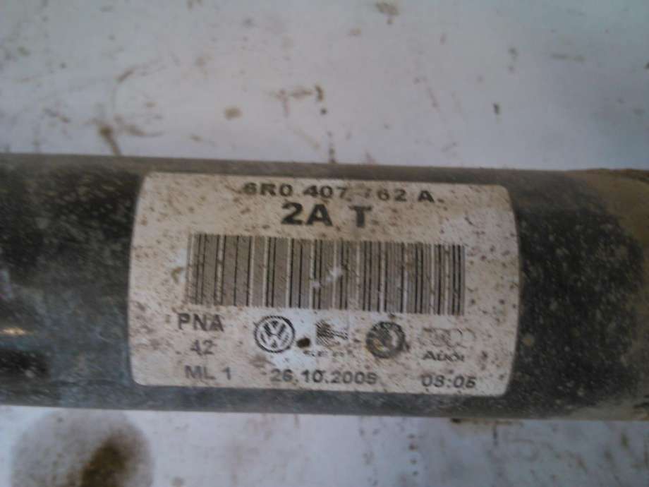 Drivaksel høyre foran, diesel/manuell til VW Polo 2009-2014 (Type V, Fase 1)  