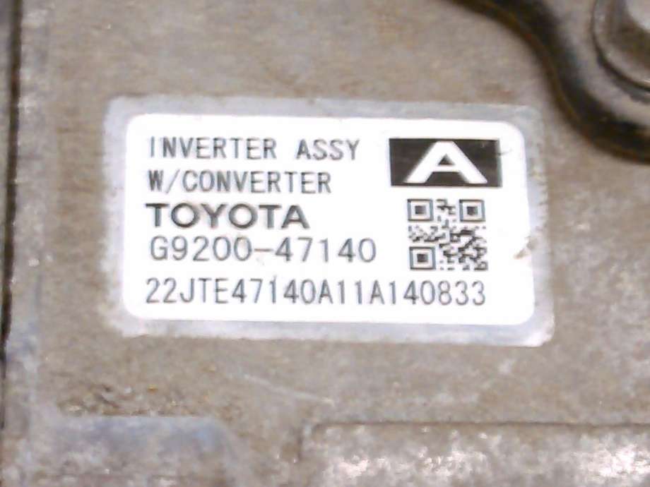 Inverter hybrid til Toyota Auris 2010-2012 (Type I, Fase 2)  
