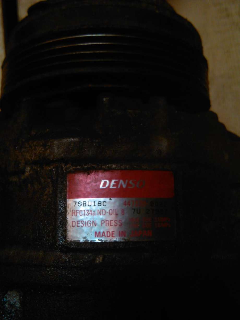 Aircondition kompressor til BMW 5-Serie 1996-2003 (E39) (E39) (DENSO|7SBU16C|447220-8022|7U 27997)