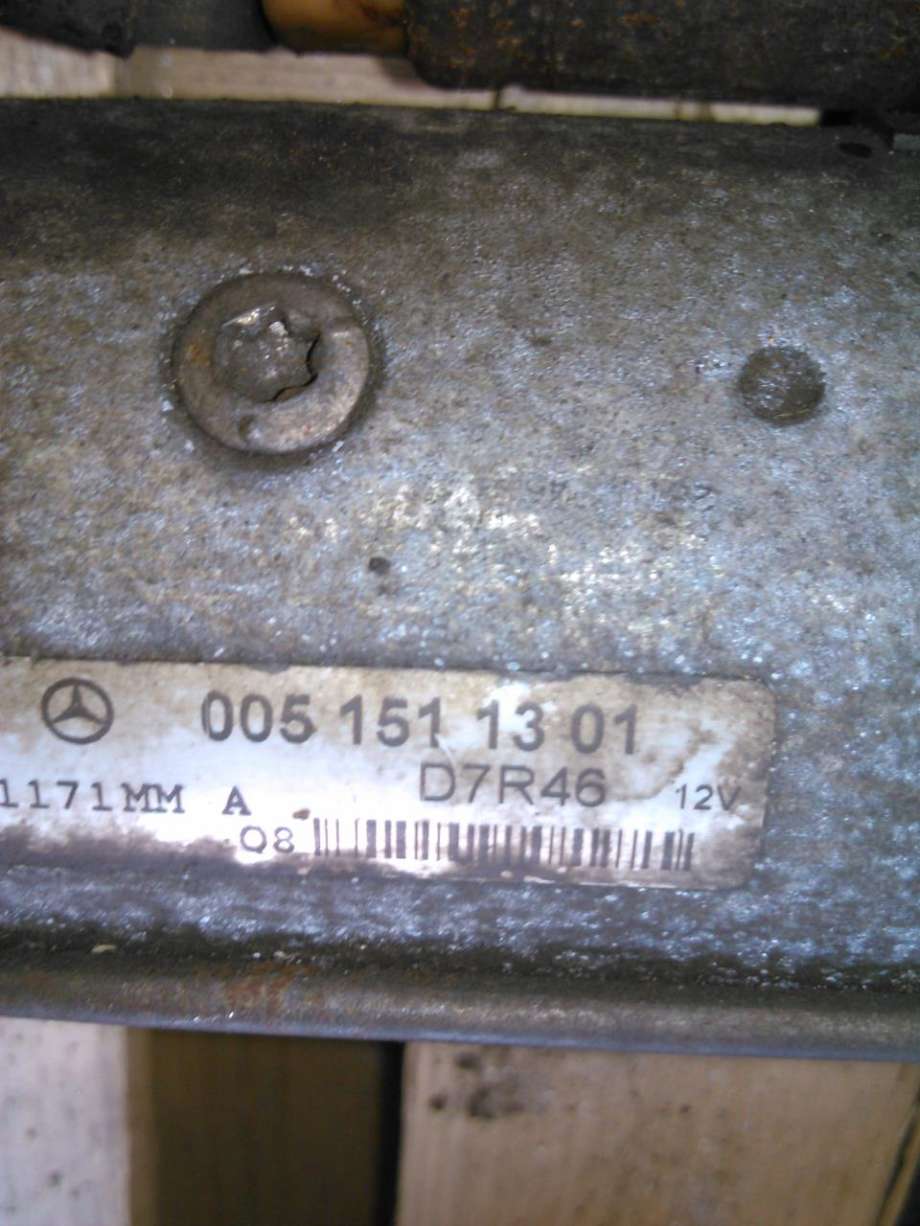 Starter diesel til Mercedes Vito/Viano 2004-2010 (Fase 1) (W639) (W639) 