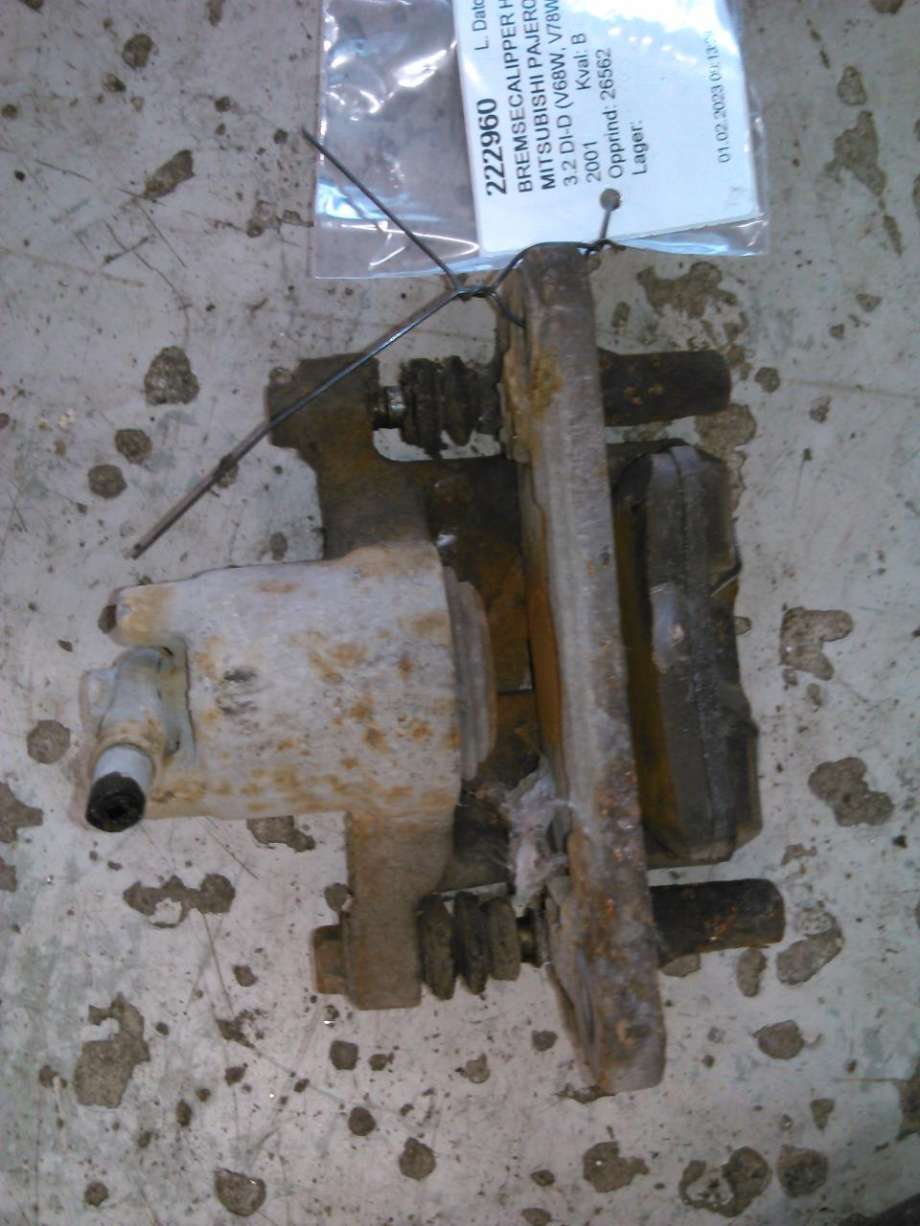 Bremsecaliper høyre bak til Mitsubishi Pajero, 2000-2006 (Type III)  