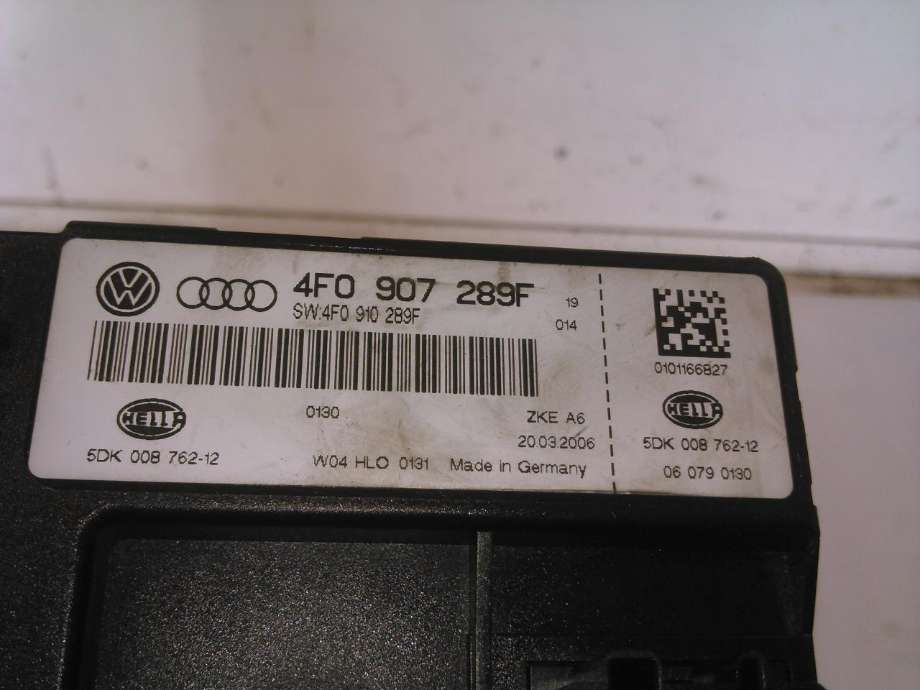 Styreenhet diverse til Audi A6 2005-2008 (Type III, Fase 1) (C6) (C6) (4F0907289F|)