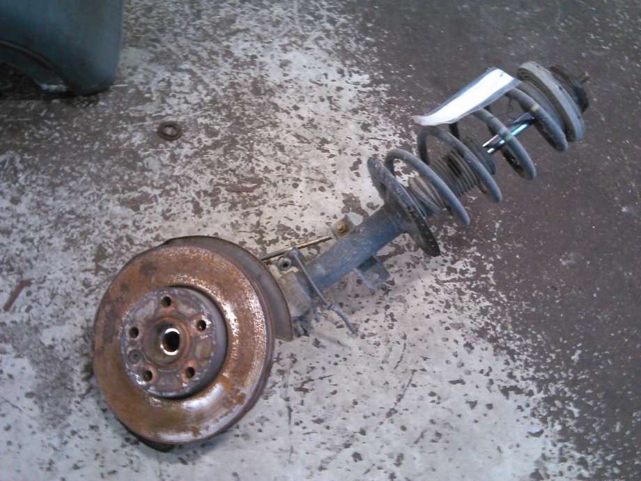 Fjærbein høyre foran til VW Transporter / Caravelle 2003-2009 (Fase 1) (T5) (T5)
