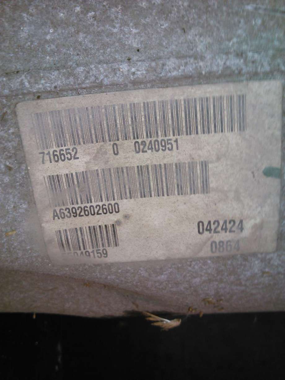 Girkasse 4WD hovedkasse til Mercedes Vito/Viano 2004-2010 (Fase 1) (W639) (W639) 
