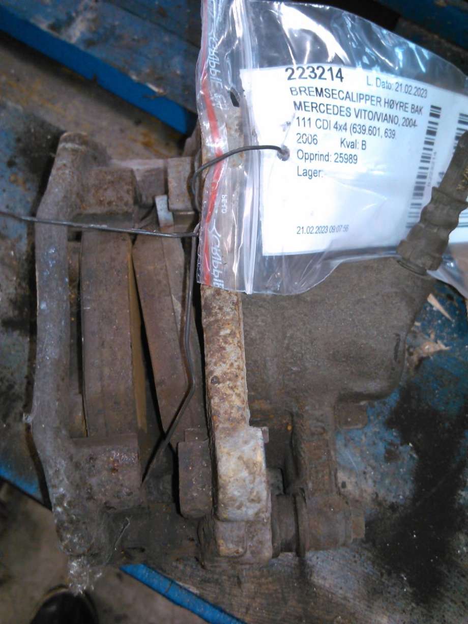 Bremsecaliper høyre bak til Mercedes Vito/Viano, 2004-2010 (Fase 1) (W639) (W639) 