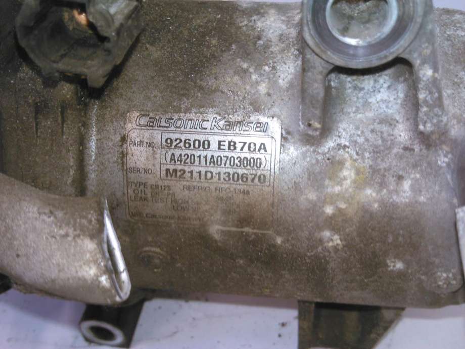 Aircondition kompressor til Nissan Navara 2010-2015 (Fase 2) (D40) (D40) (92600EB70A|)