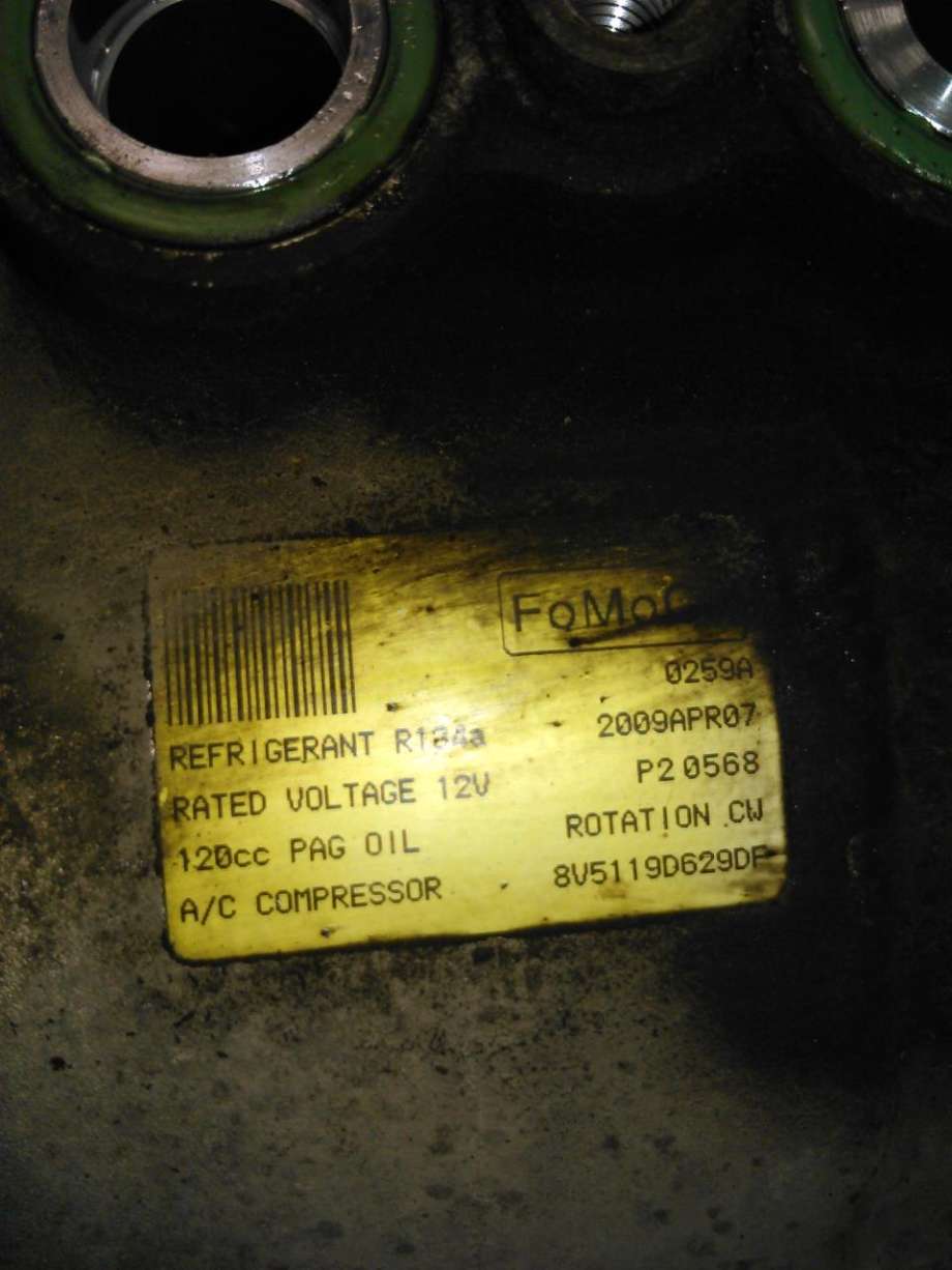 Aircondition kompressor til Mazda 2 2007-2010 (Type II, Fase 1)  