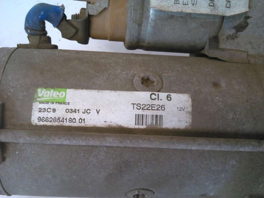 Starter diesel til Peugeot 308 2007-2011 (Type I, Fase 1)  (9662854180|)