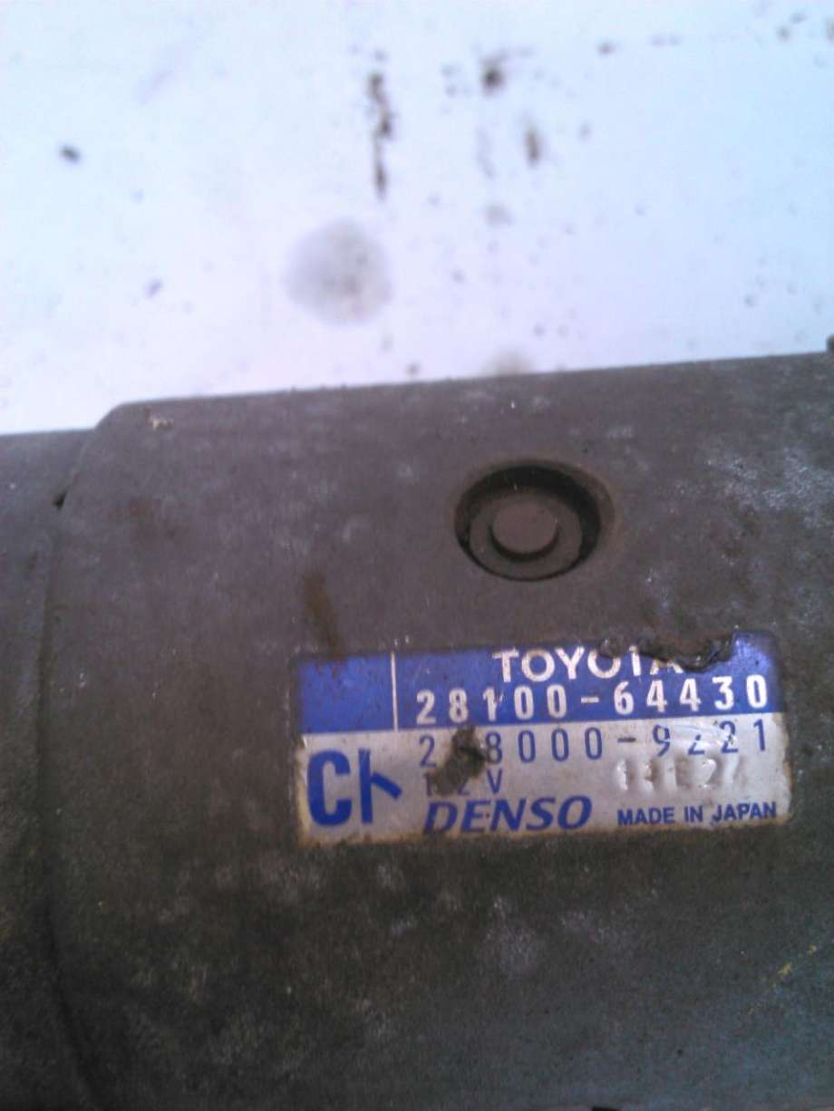 Starter diesel til Toyota RAV4 2000-2006 (Type II)  