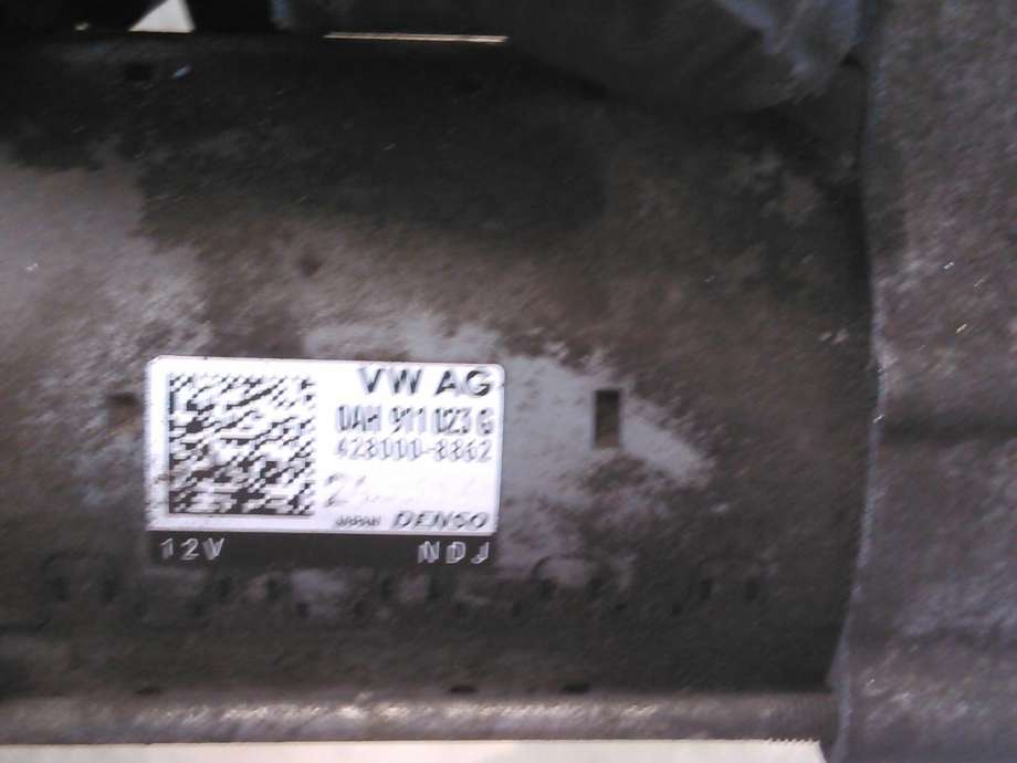 Starter til Škoda Octavia 2013-2016 (Type III, Fase 1)  (0AH911023G|)