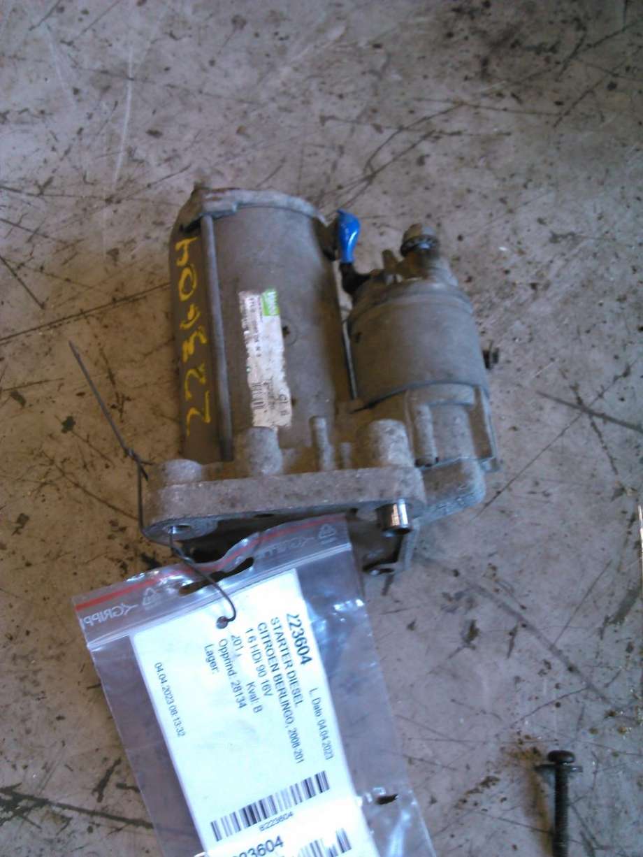 Starter diesel til Citroën Berlingo, 2008-2015 (Type II, Fase 1)  