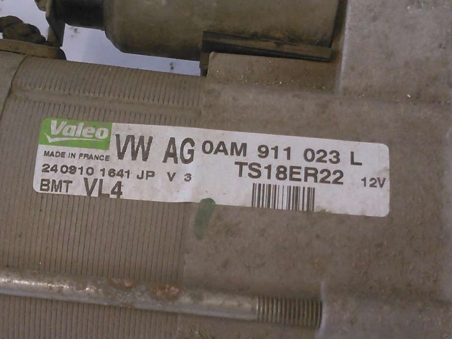 Starter diesel til VW Golf, Plus/Cross 2009-2013 (Fase 2)  (0AM911023L|)