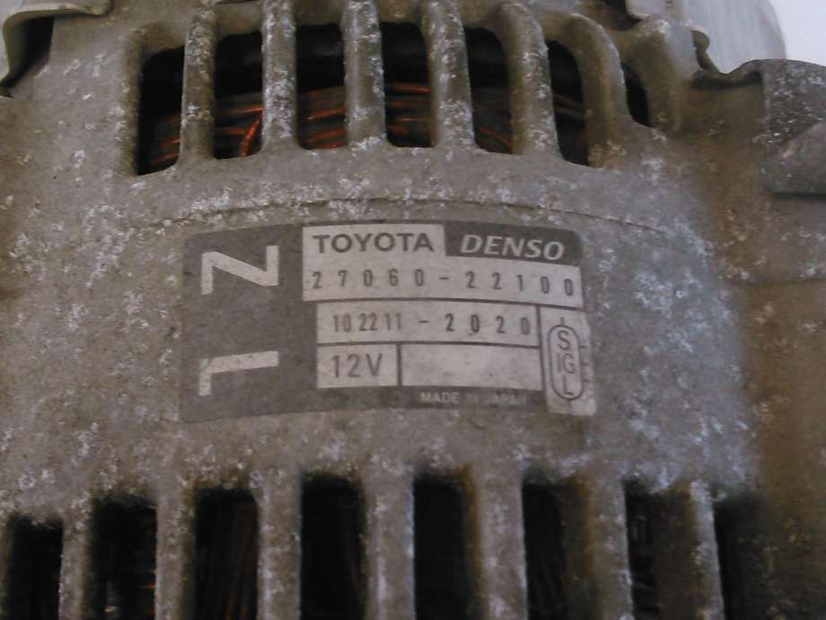 Dynamo til Toyota Verso 2002-2004 (COROLLA) (COROLLA) (27060-22100|)