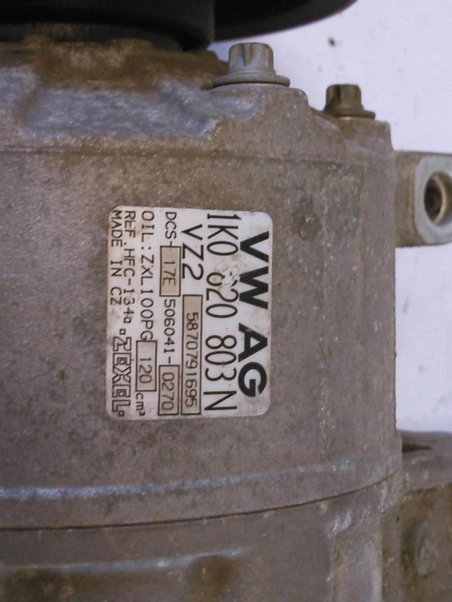 Aircondition kompressor til Škoda Octavia 2005-2008 (Type II, Fase 1)  (1K0820803N|)