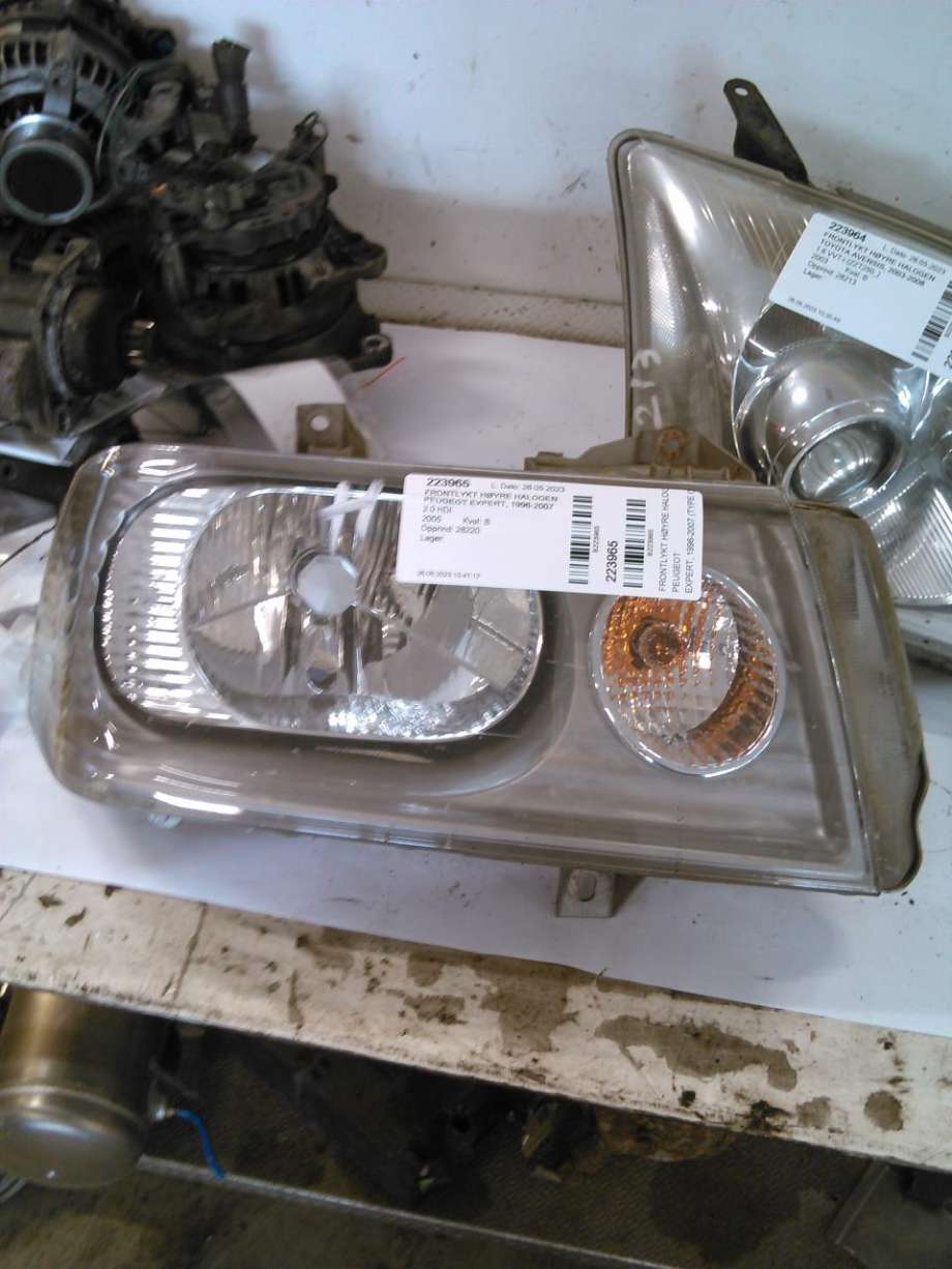 Frontlykt høyre halogen til Peugeot Expert 1996-2007 (Type I)