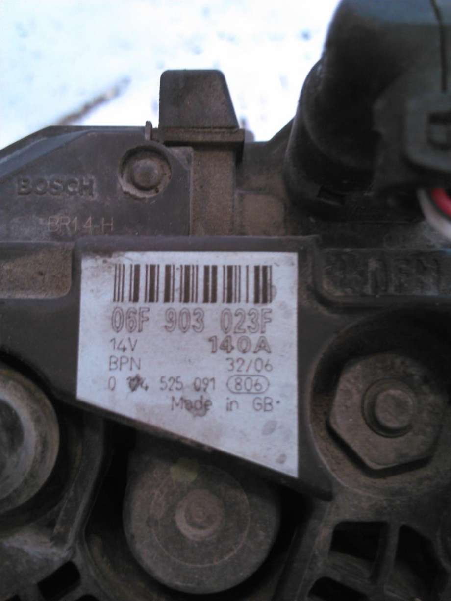 Dynamo diesel til Mitsubishi Outlander, 2007-2010 (Type II, Fase 1)  