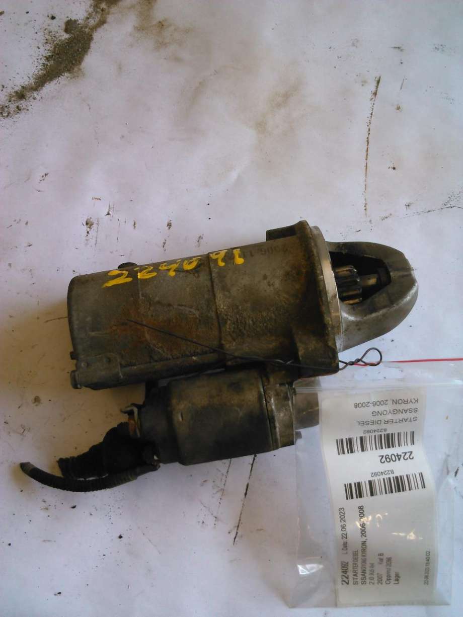 Starter diesel til SsangYong Kyron, 2006-2008  