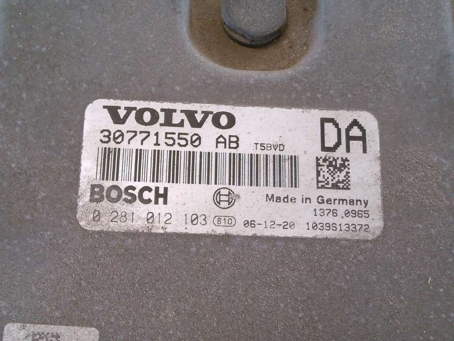 Styreenhet motor til Volvo XC90 2007-2014 (Type I, Fase 2)  (BOSCH|0281012103|30771550AB|)