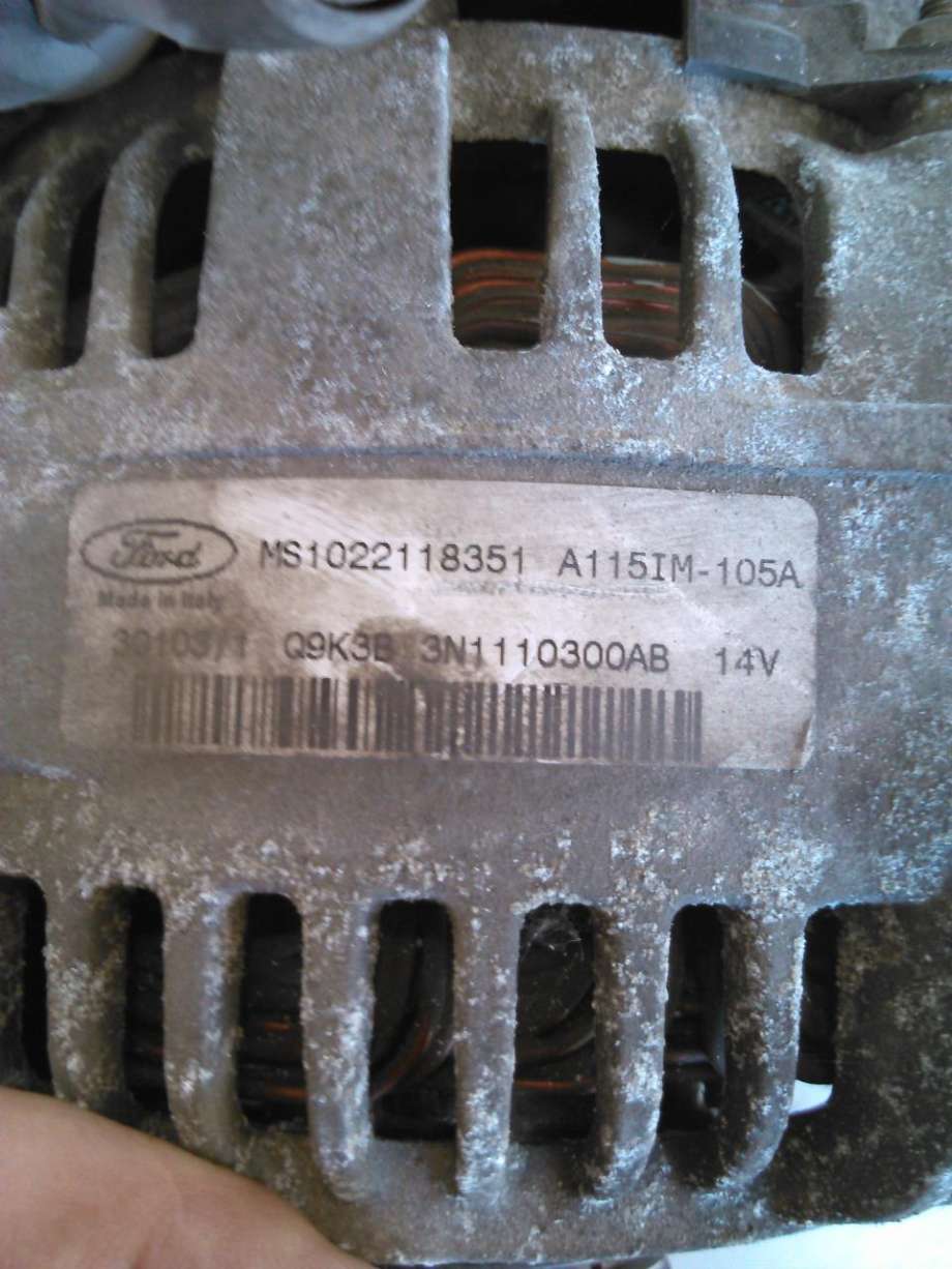 Dynamo til Ford C-Max 2003-2007 (Type I, Fase 1) (Q9 K3 B3 N1 11 03 00 AB|3N1110300AB|)