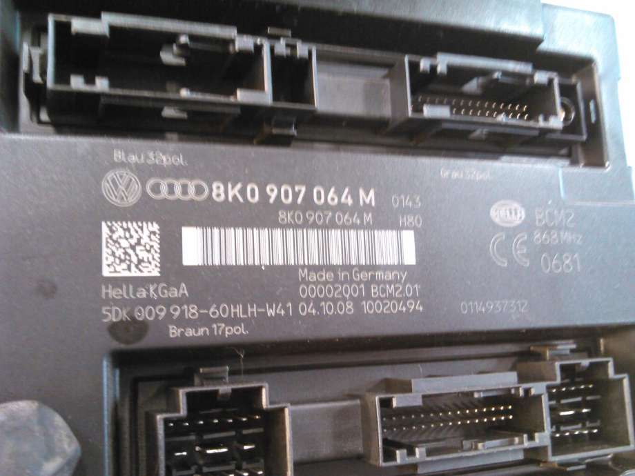 Styreenhet diverse til Audi A4 2007-2014 (Type IV) (B8) (B8) (HELLA|8K0907064M|5DK009918-60HLH-W41|)