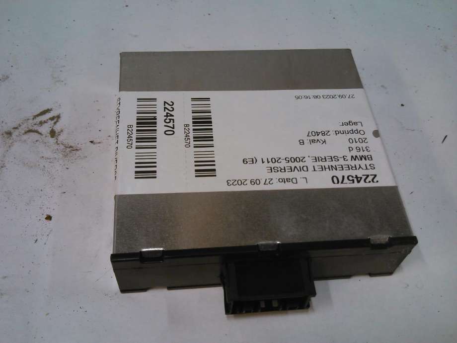 Styreenhet diverse til BMW 3-Serie, 2005-2011 (E90/E91/E92/E93) (E90/E91/E92/E93) (8ES00947920)