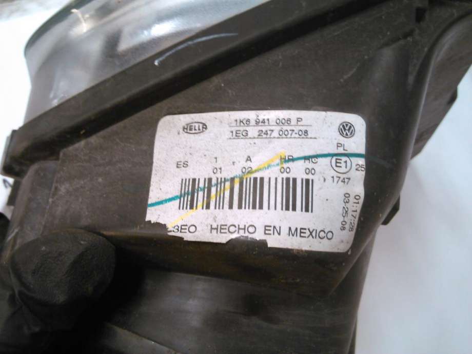 Frontlykt høyre halogen til VW Golf V, Combi 2003-2008  