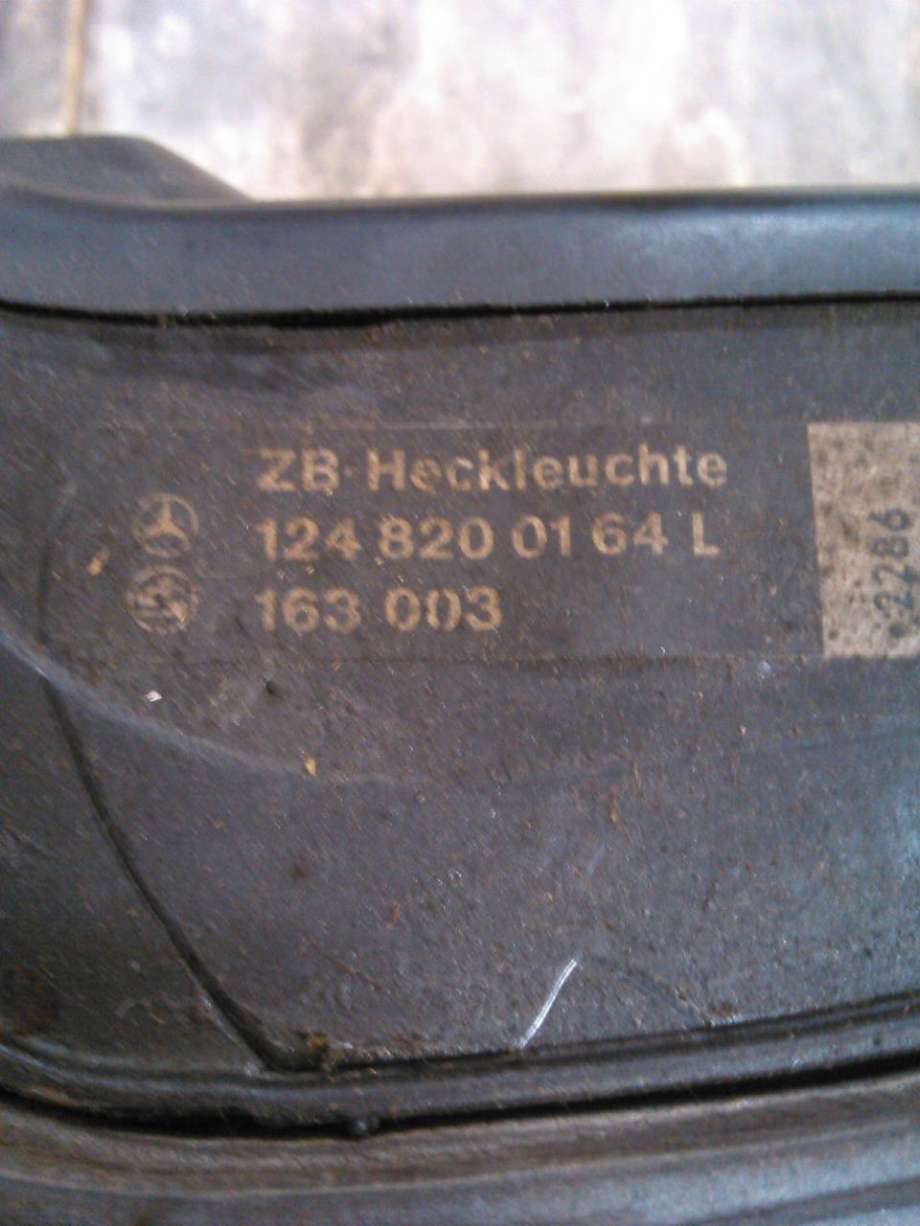 Baklykt venstre til Mercedes 124 1986-1995 (W124) (W124) 