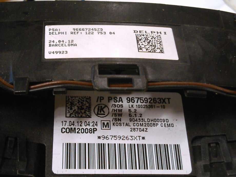 Bryter combi til Peugeot 508 2011-2014 (Type I, Fase 1) (96759263XT|)