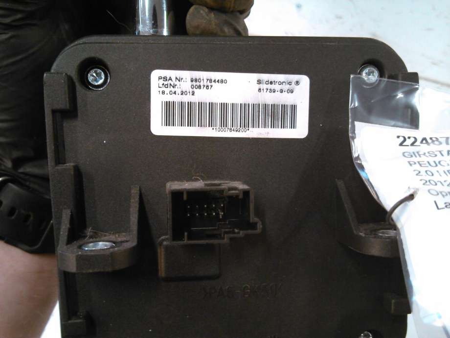 Girstang/girvelger automat til Peugeot 508 2011-2014 (Type I, Fase 1)  (9801784480|)