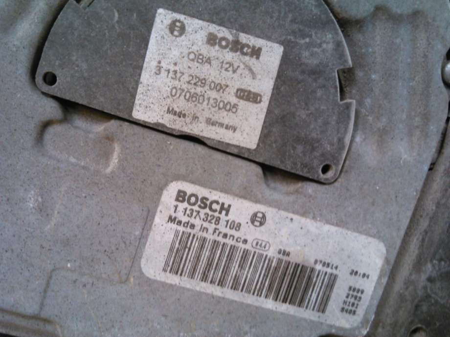 Kjølevifte elektrisk til Mercedes E-Klasse 2006-2009 (Fase 2) (W211) (W211) (BOSCH|1137328108|3137229007|)