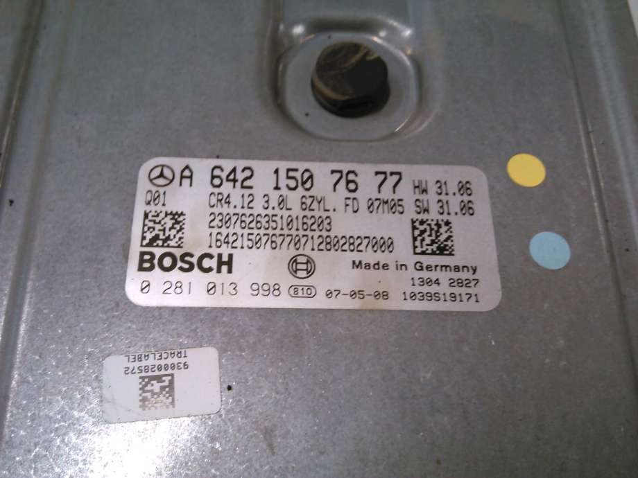 Styreenhet motor til Mercedes E-Klasse 2006-2009 (Fase 2) (W211) (W211) (BOSCH|A6421507677|0281013998|)