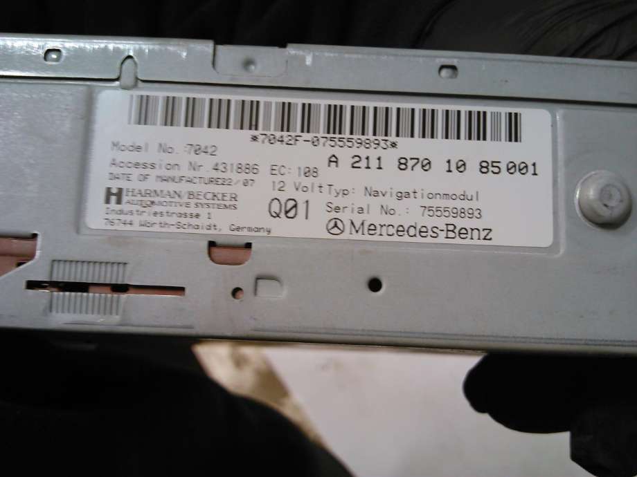 Bilstereo navigasjon spiller til Mercedes E-Klasse 2006-2009 (Fase 2) (W211) (W211) (A2118701085001|)